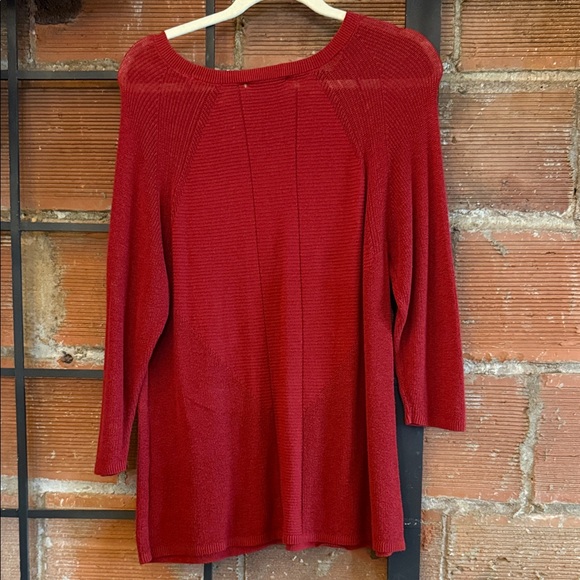 Christopher & Banks Red Sweater - Picture 4 of 4